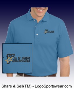 Mens Rapid Dry Sport Shirt Embroidered Black Logo Design Zoom